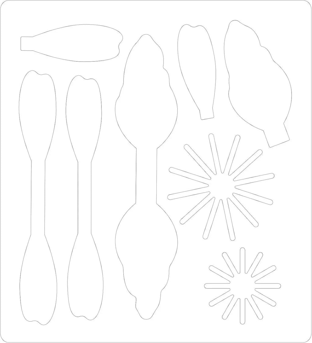 Sizzix Bigz Die Summer Blooms by Jennifer Ogborn - Sewingmachinesplus.com