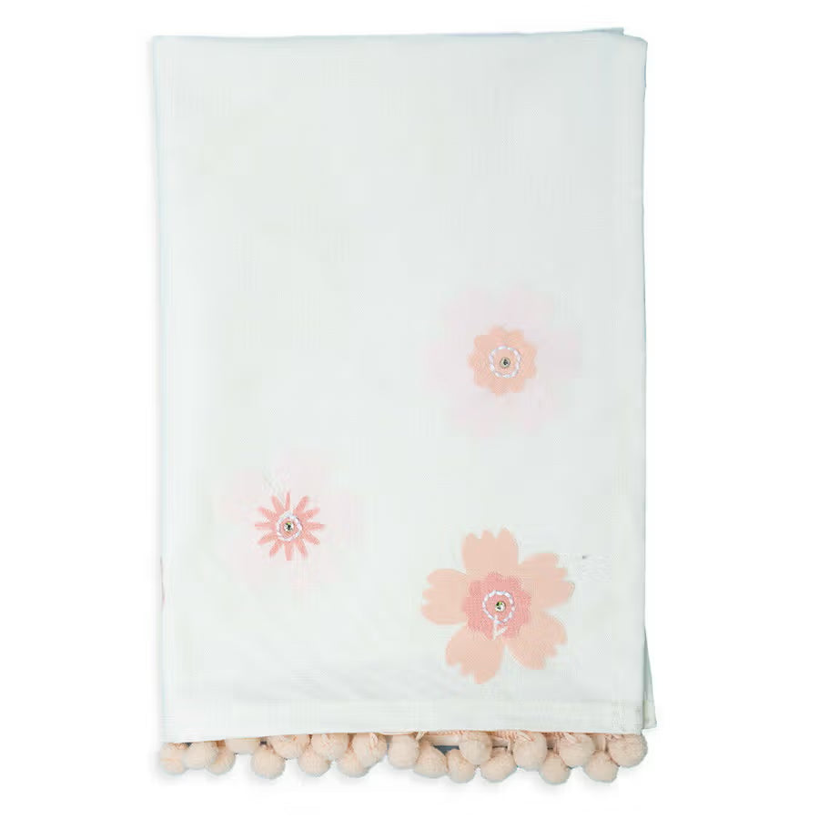 Sizzix Bigz Die Bold Blossoms by Laura Kate cutting machine dies with pink floral motifs on clear packaging