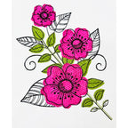 DIME Hand Hand Sketched Floral Collection By Reen Wilcoxson From Embroidery Garden - Sewingmachinesplus.com