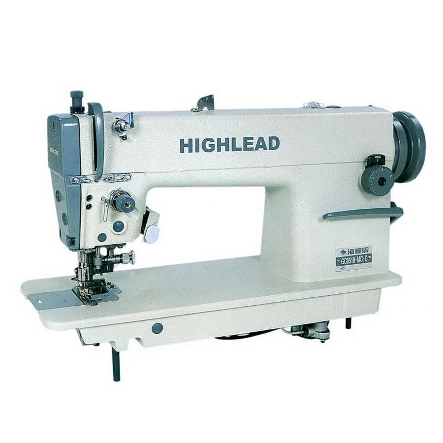 Highlead GC0518, GC0518-H, GC0518-MC, GC0518-MC-D, GC0518A-D3, GC0518-B, GC0518B-D3 Industrial Sewing Machine with Assembled Table and Servo Motor