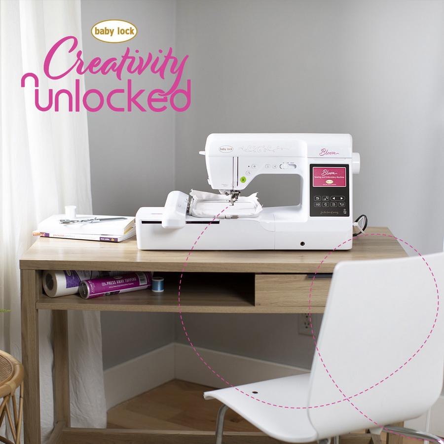 Baby Lock Bloom Embroidery and Sewing Machine (OPEN BOX MODEL) - Sewingmachinesplus.com