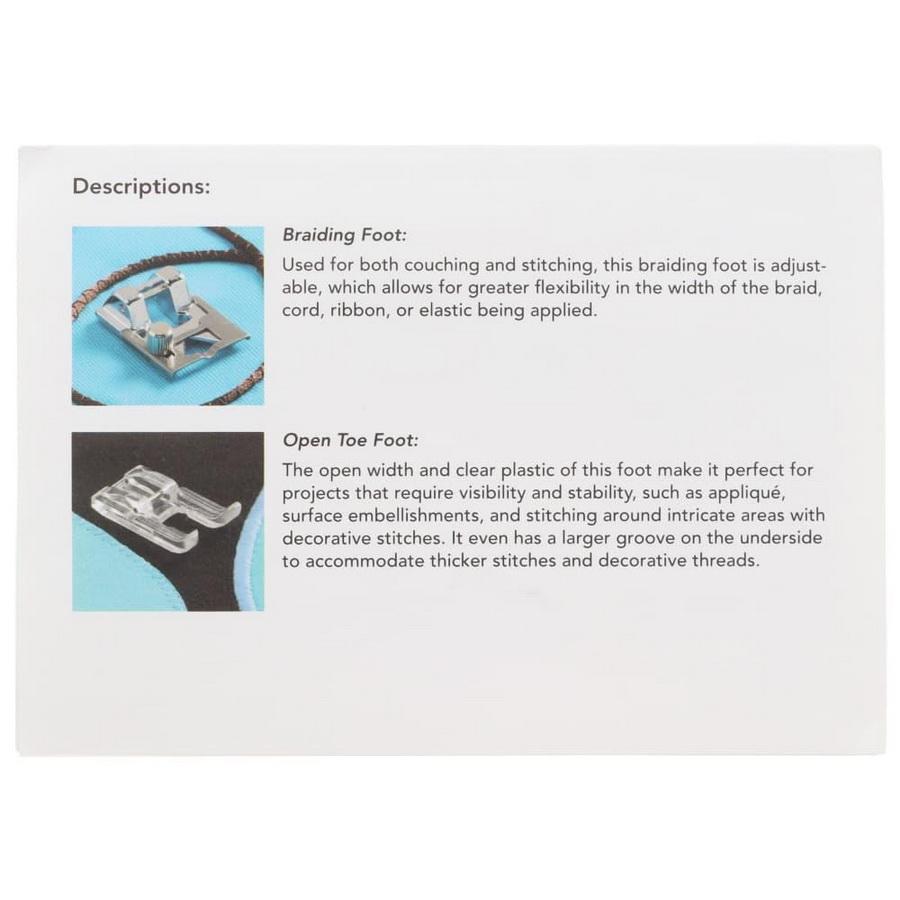 Baby Lock Creative Foot Kit (6 Specialty Foot Included) - Sewingmachinesplus.com