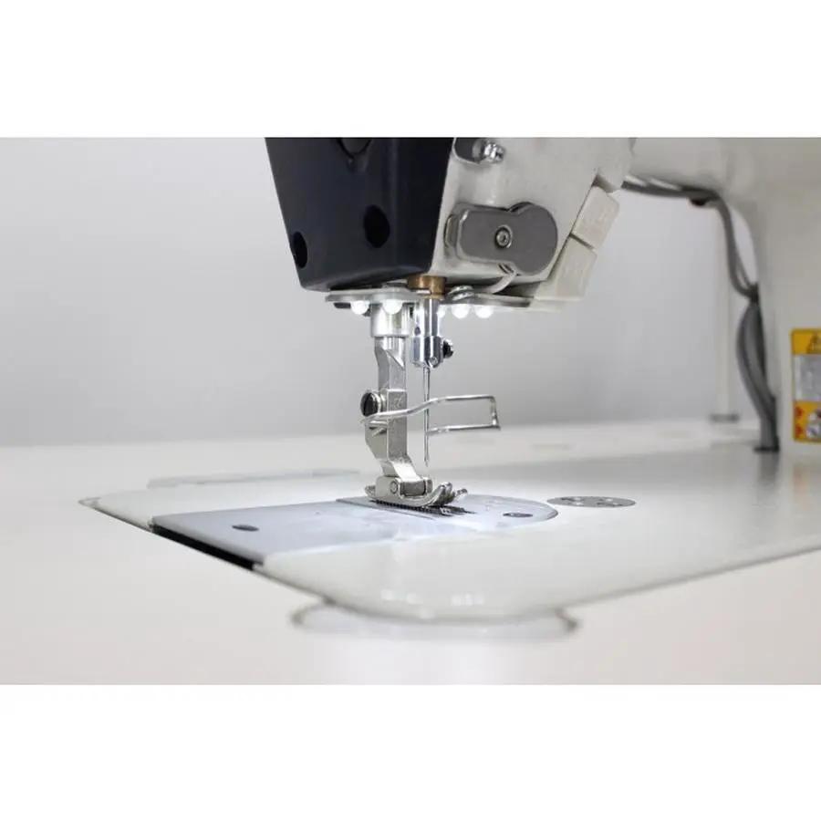 Techsew 9000C Automatic Highspeed Lockstitch Direct Drive Industrial Sewing Machine With Assembled Table and Motor - Sewingmachinesplus.com