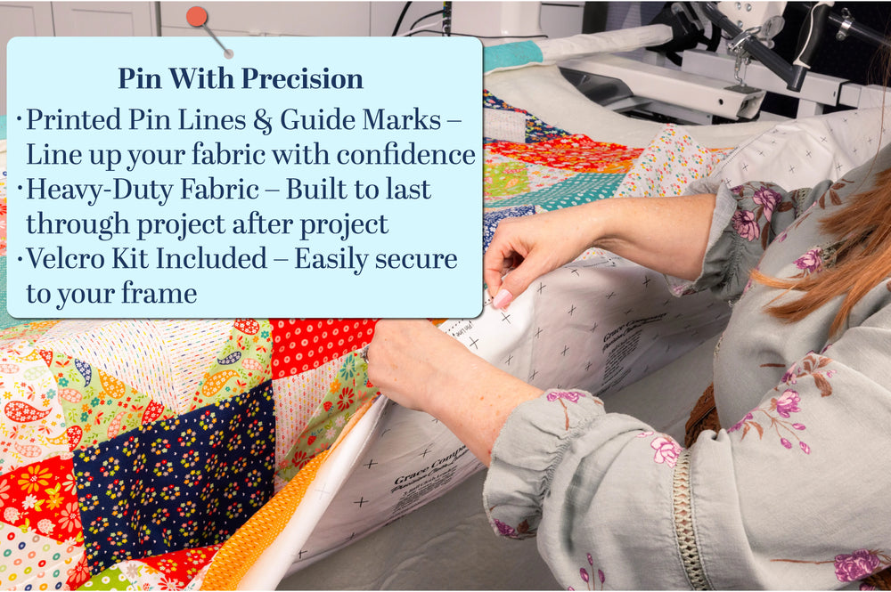 Grace Start-Right Cloth Leaders for quilting frames