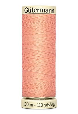 Gutermann Sew - All Thread 100m 3ct - Peach - Sewingmachinesplus.com