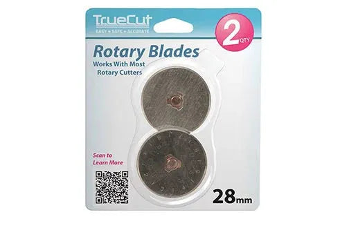 TrueCut Rotary Blades 28mm Double Pack