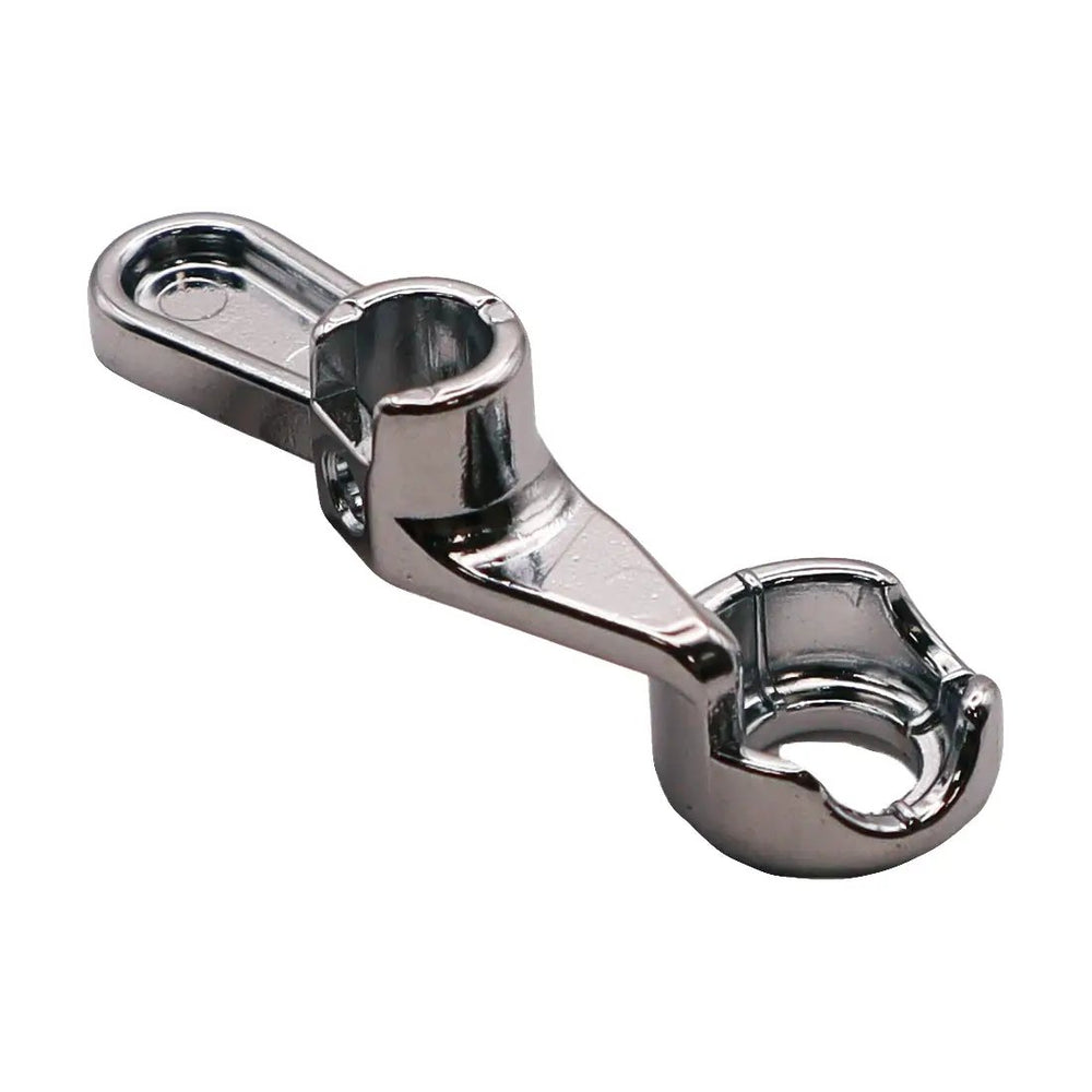 Janome 1/4" ruler foot, chrome metal sewing machine foot