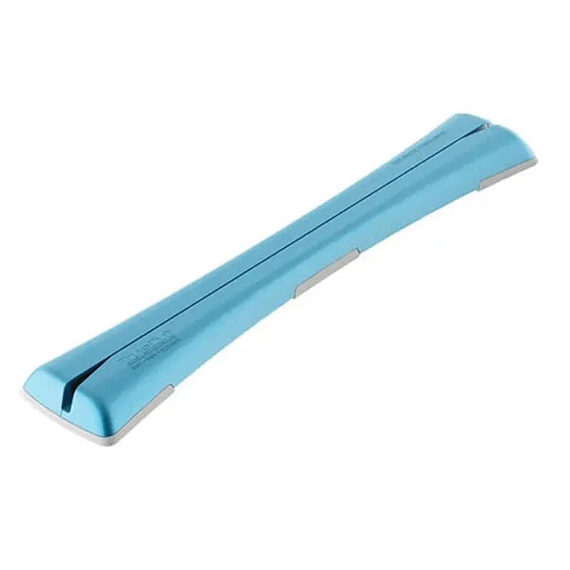 Grace TrueCut Sharpener for rotary cutters, blue handheld tool by Grace Company