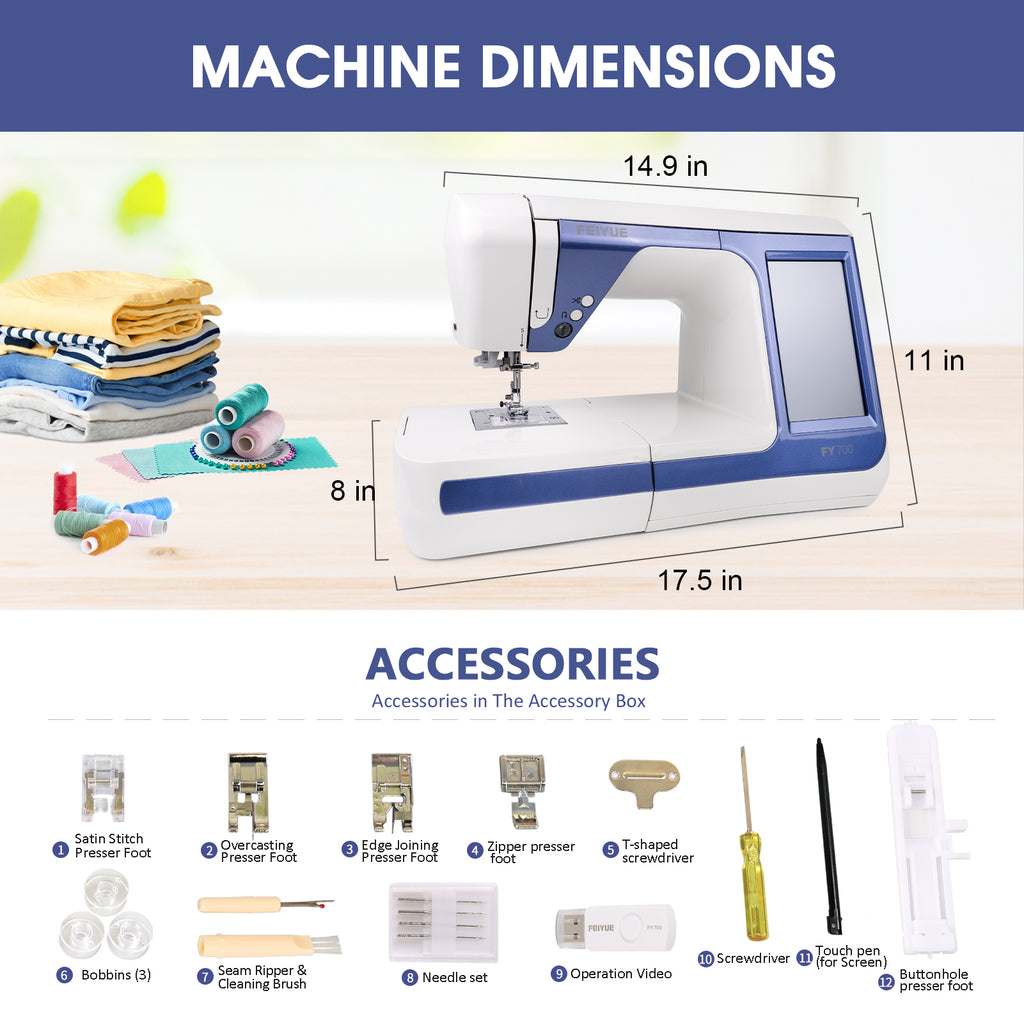 FY - 700 Computerized Sewing Machine - Sewingmachinesplus.com