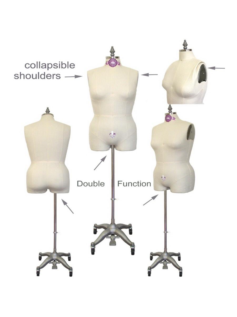 PGM-Pro 601LA - Industry Pro Large Womens Form with Hip, sizes 16L-24L