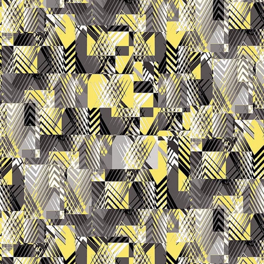 Black White and Citrus Fabric Kit - Sewingmachinesplus.com