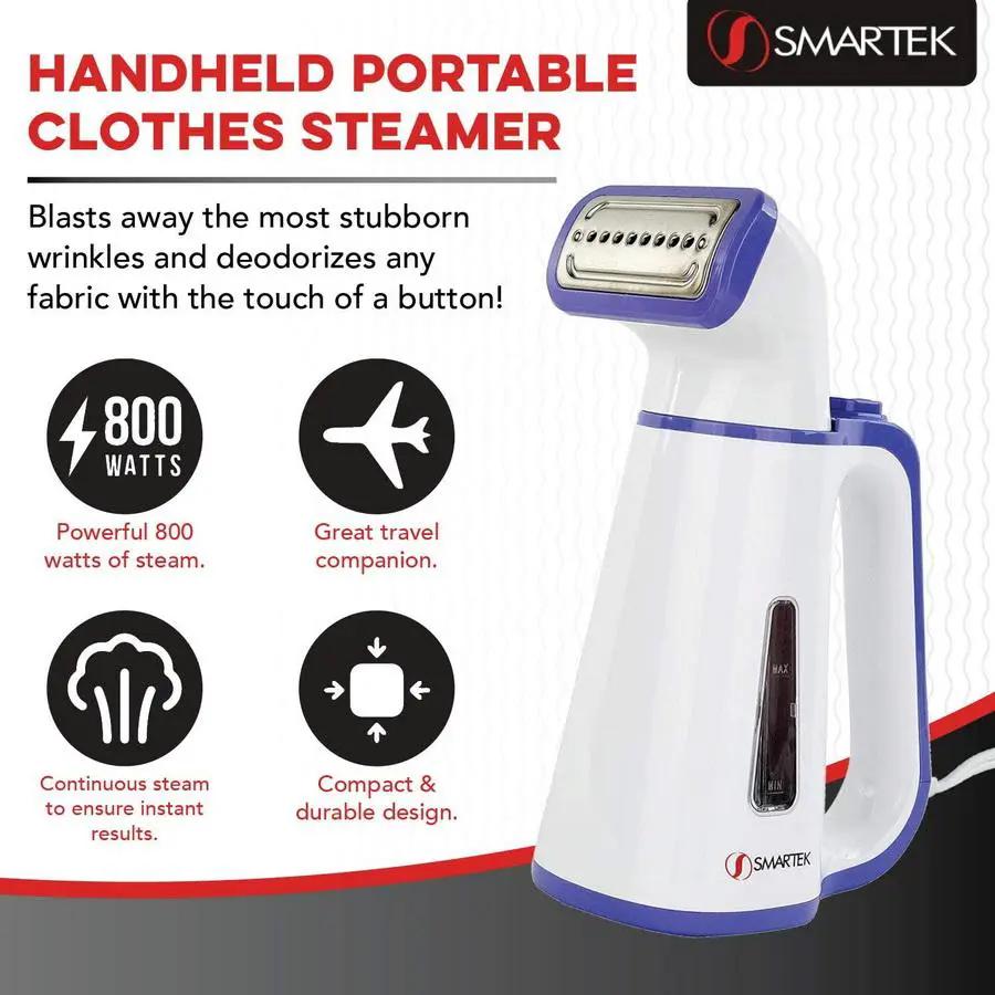 Smartek Handheld Steamer (White) - Sewingmachinesplus.com