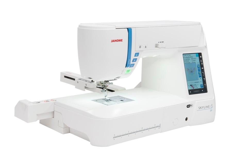 Janome SKYLINE S9 Sewing and Embroidery Machine (OPEN BOX MODEL) - Sewingmachinesplus.com