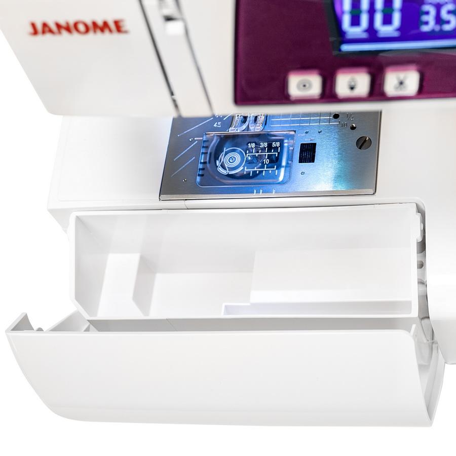 Janome 3160QDC Computer Sewing Machine - Purple/Grape Color (OPEN BOX MODEL) - Sewingmachinesplus.com