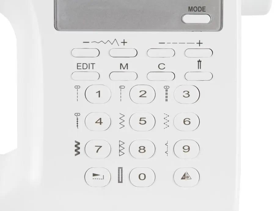 Sewing machine Singer 2010 Superb computerized keypad with numbered buttons and mode display