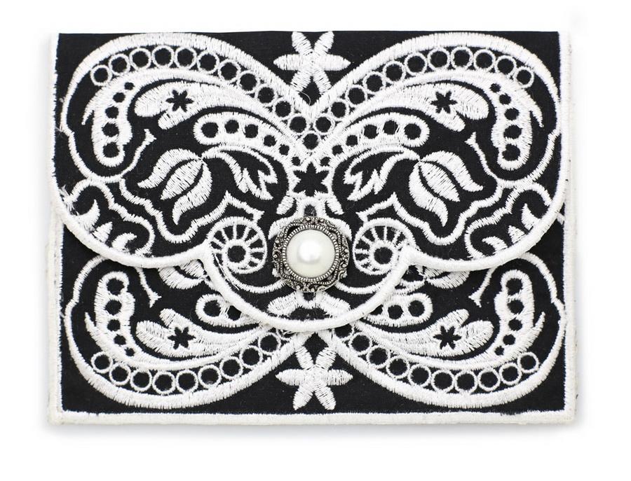 Vintage Card Holders Embroidery CD w/SVG - Designs by Hope Yoder