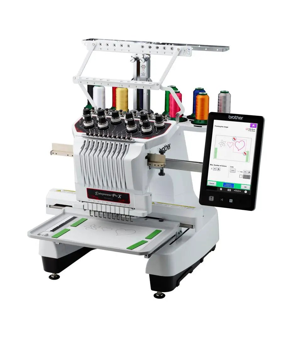 Brother Entrepreneur ProX PR1050X Multi - Needle Embroidery Machine - Sewingmachinesplus.com