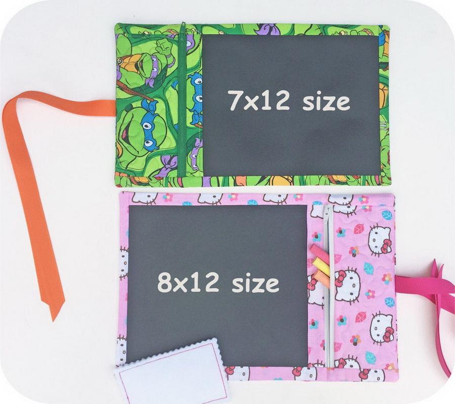 Embroidery Garden Chalkboard Mat Set