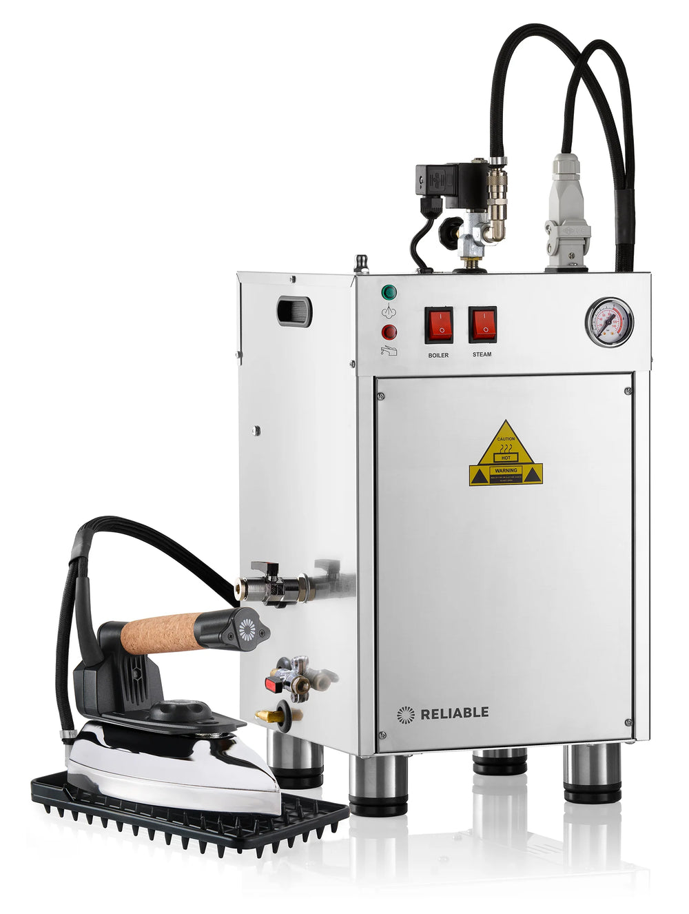 Continuous Fill 4.5L Professional Steam Boiler With Steam Iron 7' Long Steam Hose 8000BU-4100IR