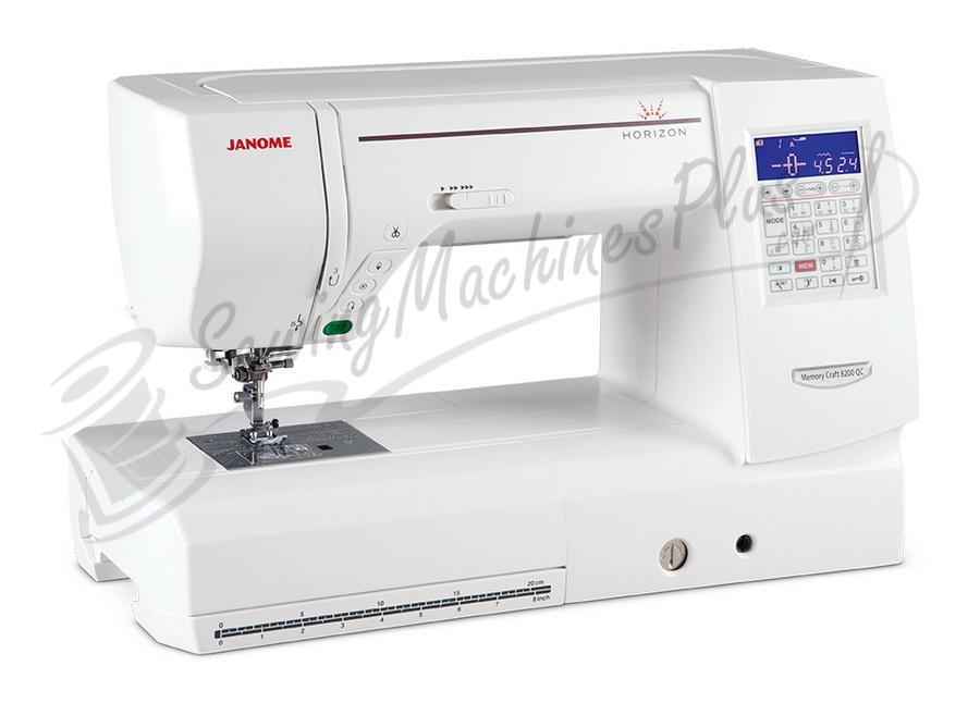 Janome Horizon 8200QC Sewing Machine - Sewingmachinesplus.com
