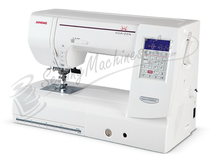 Janome Horizon 8200QC Sewing Machine - Sewingmachinesplus.com