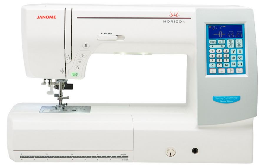 Janome Horizon Memory Craft 8200 QCP Special Edition (OPEN BOX MODEL) - Sewingmachinesplus.com