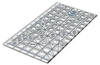 Grace TrueCut Ruler Combo quilting ruler, clear acrylic with blue measurement lines.
