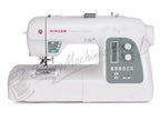 SINGER 8500Q Modern Quilter sewing machine, white with gray control panel.