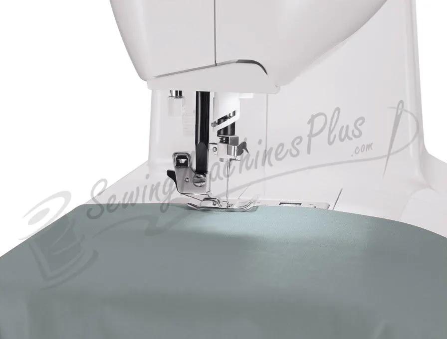 Singer 8500Q Modern Quilter sewing machine in white with presser foot