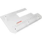 Janome Quilting Accessory Kit, white plastic base with built-in ruler scales