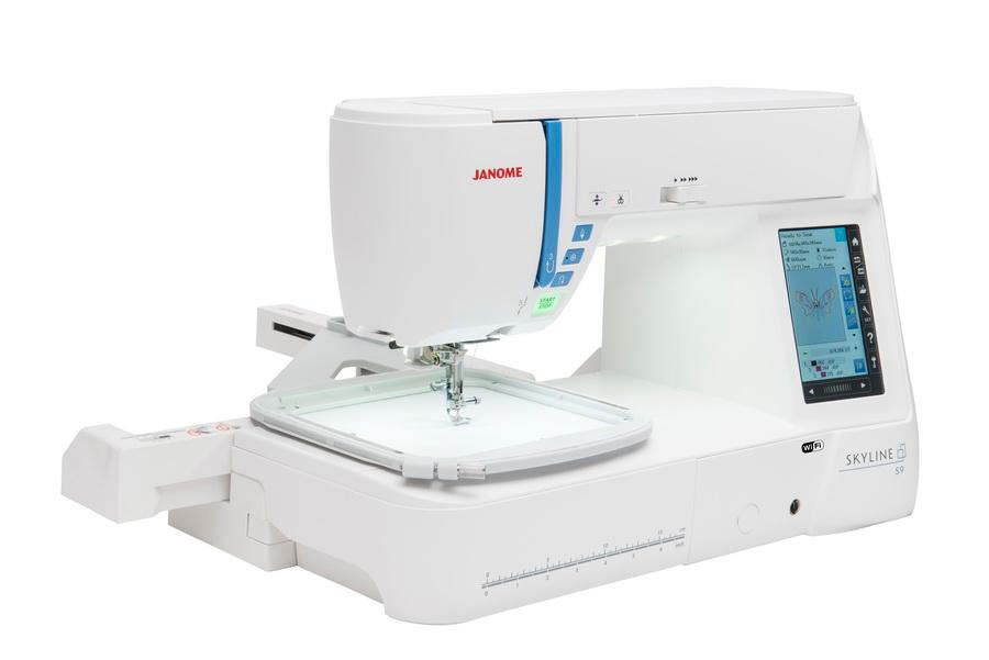 Janome SKYLINE S9 Sewing and Embroidery Machine (OPEN BOX MODEL) - Sewingmachinesplus.com