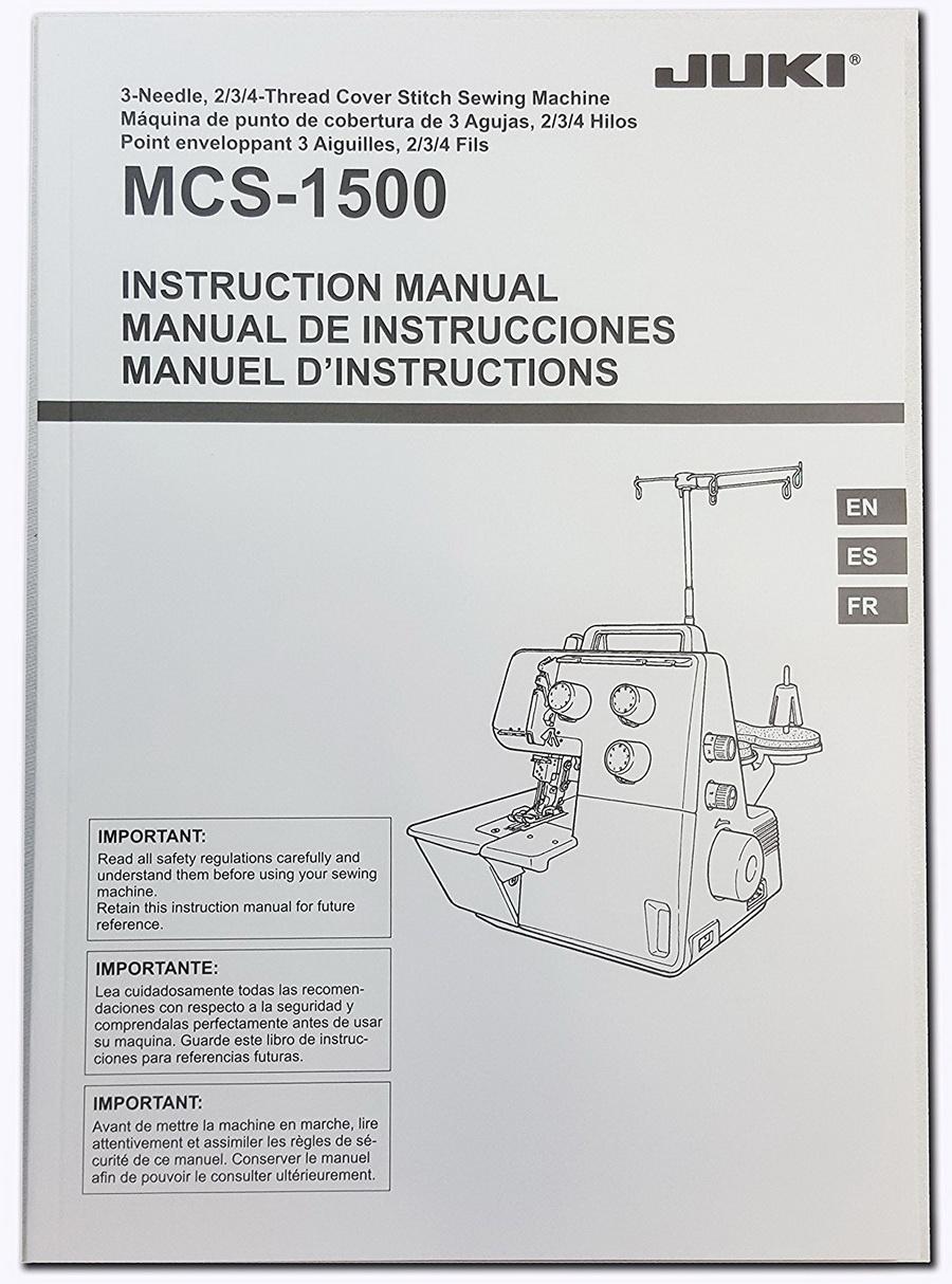 Juki MCS - 1500N Cover and Chain Stitch Machine (OPEN BOX MODEL) - Sewingmachinesplus.com