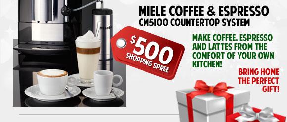 Miele CM 5100 Countertop Coffee System (Black) Promotional Banner