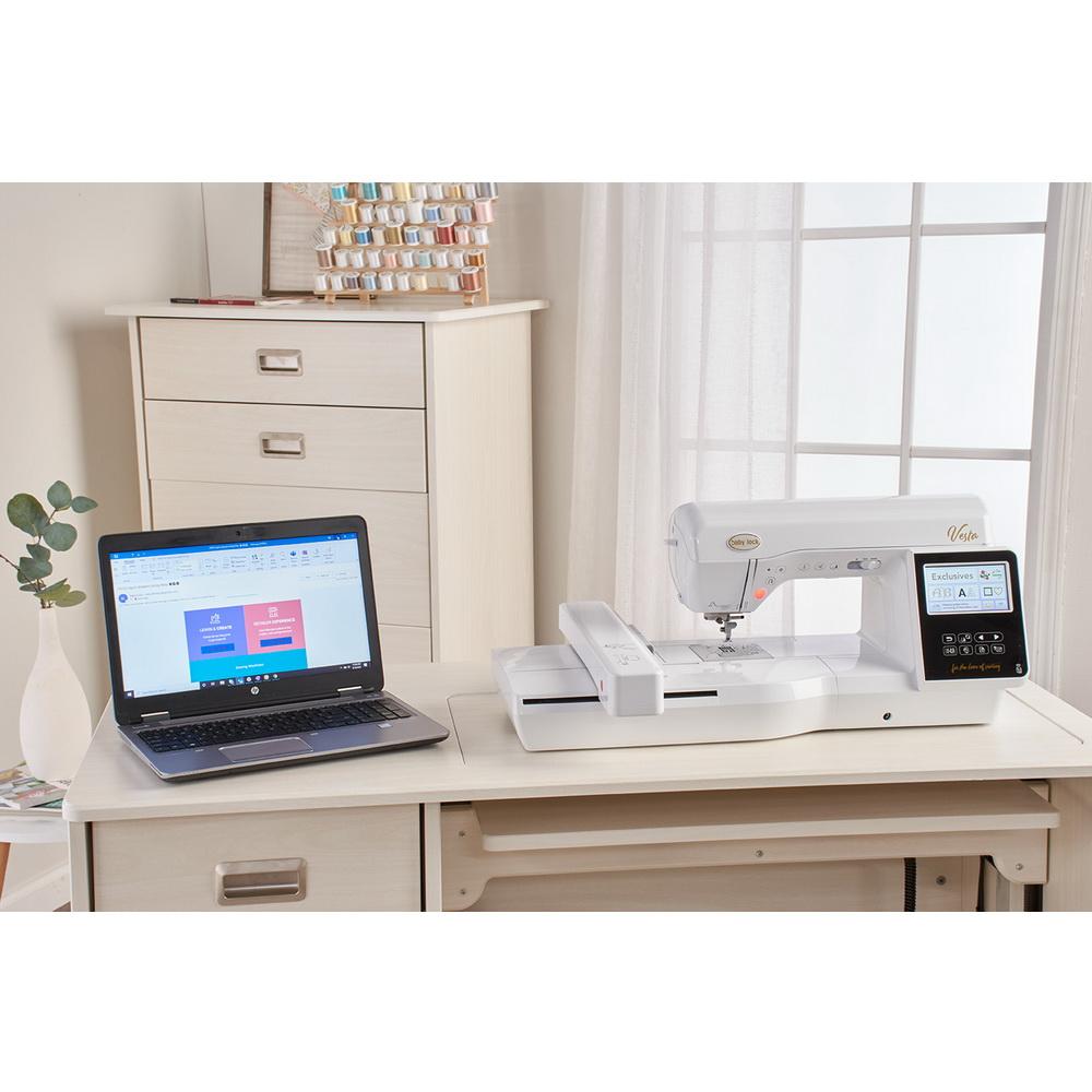 Baby Lock Vesta Sewing and Embroidery Machine (OPEN BOX MODEL) - Sewingmachinesplus.com