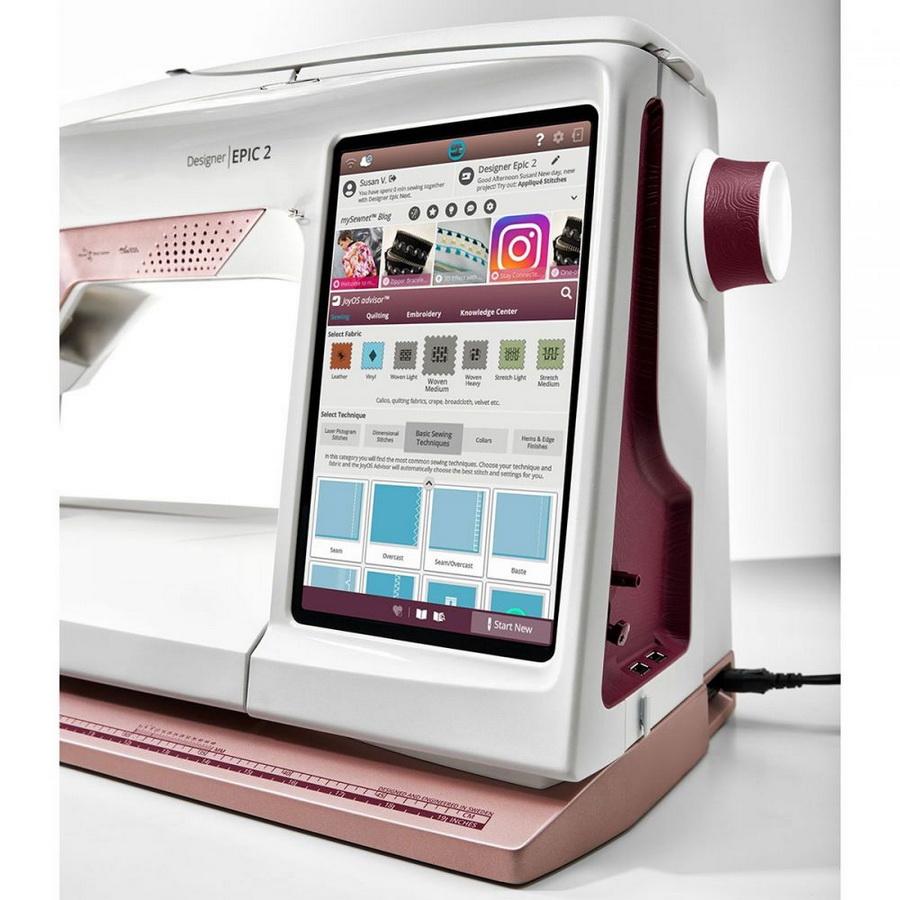 Factory Serviced - Husqvarna Viking Designer Epic 2 Sewing and Embroidery Machine - Sewingmachinesplus.com