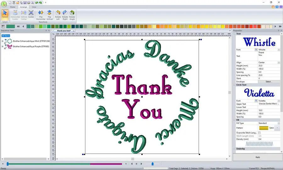Doorbuster Brother Initial Stitch Embroidery Lettering & Monogramming Software (SAINIT) - Sewingmachinesplus.com