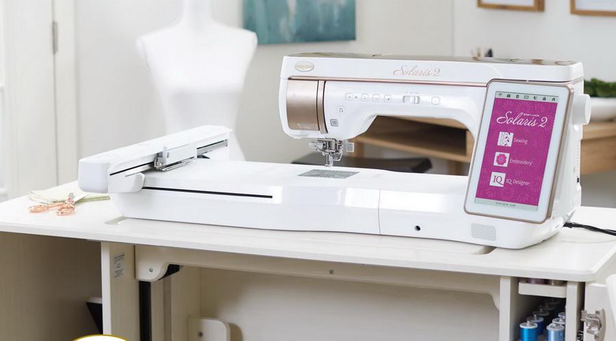 Baby Lock Solaris 2 Top Of The Line Sewing, Embroidery & Quilting Machine - Sewingmachinesplus.com