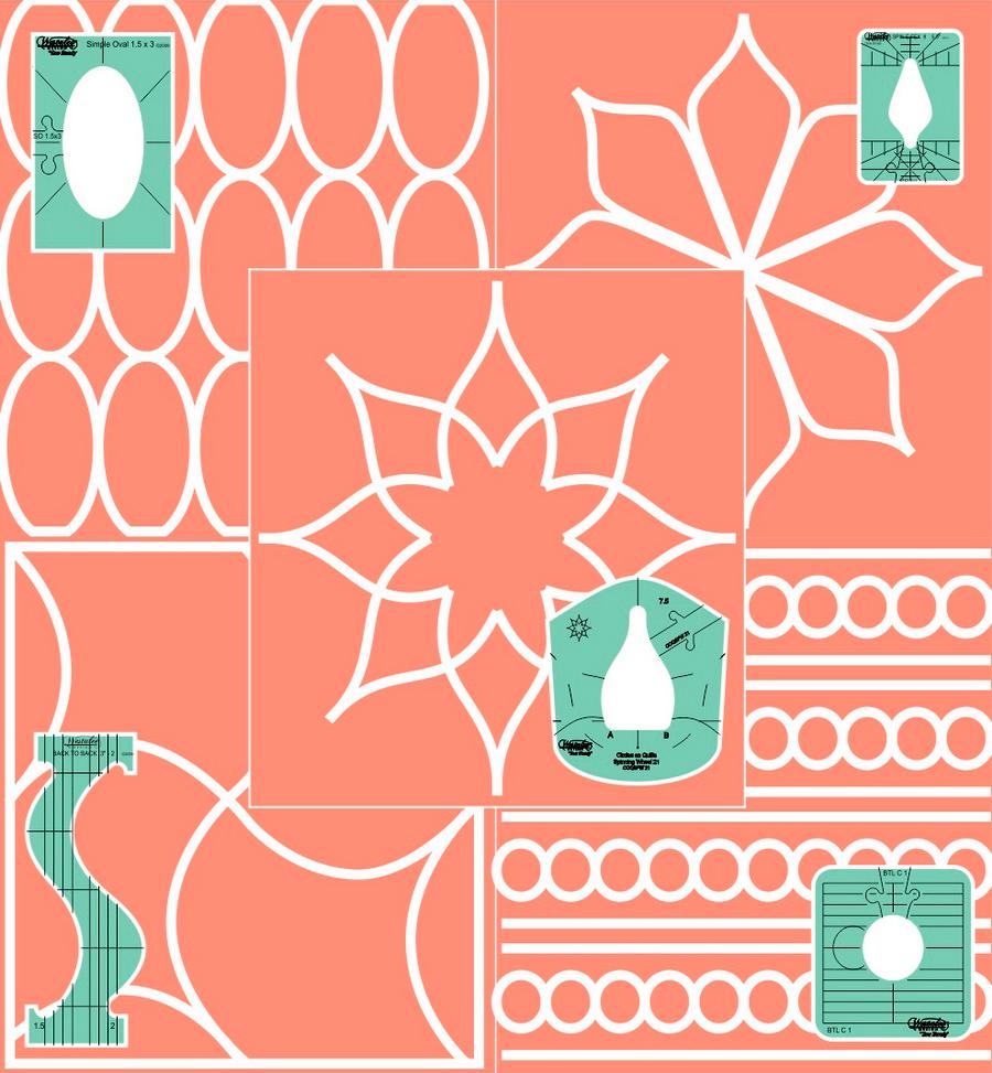 Sew Steady Fun and Fancy Ruler Template Collection