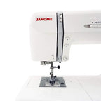 Janome DC2019 computerized sewing machine, white with red Janome logo