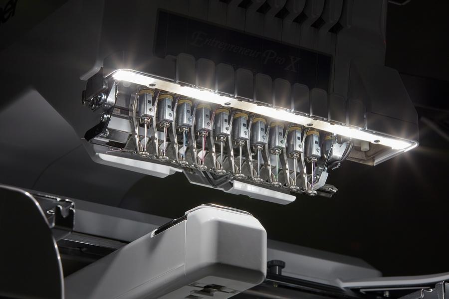 Brother PR1055X Entrepreneur Pro X 10 Needle Multi - Needle Embroidery Machine - Sewingmachinesplus.com