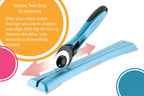 Grace TrueCut Sharpener, blue handheld rotary cutter sharpener from Grace Company