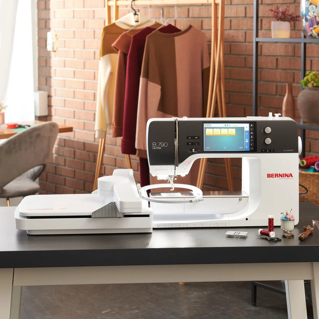 BERNINA 790 Ultra Sewing And Embroidery Machine With BISR