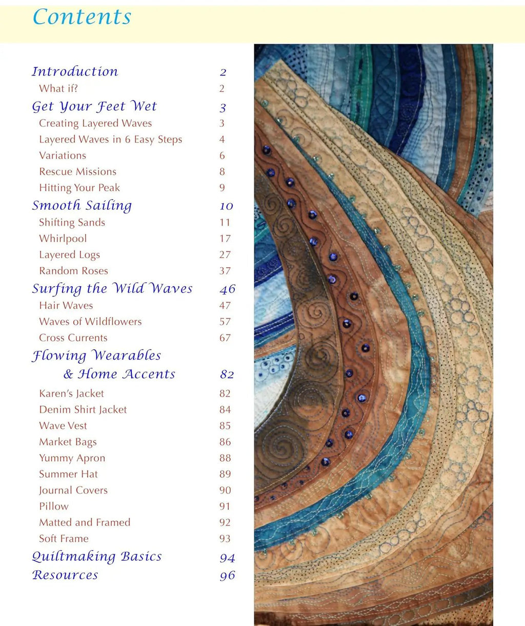 Layered Waves book by Karen Eckmeier (brew-44825)