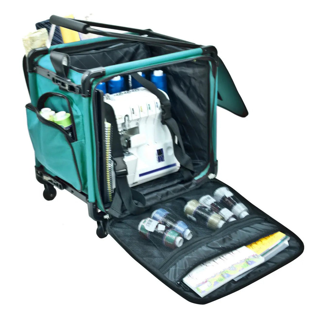 TUTTO 17 IN SERGER ON WHEELS LUGGAGE TURQUOISE (9217TSG)