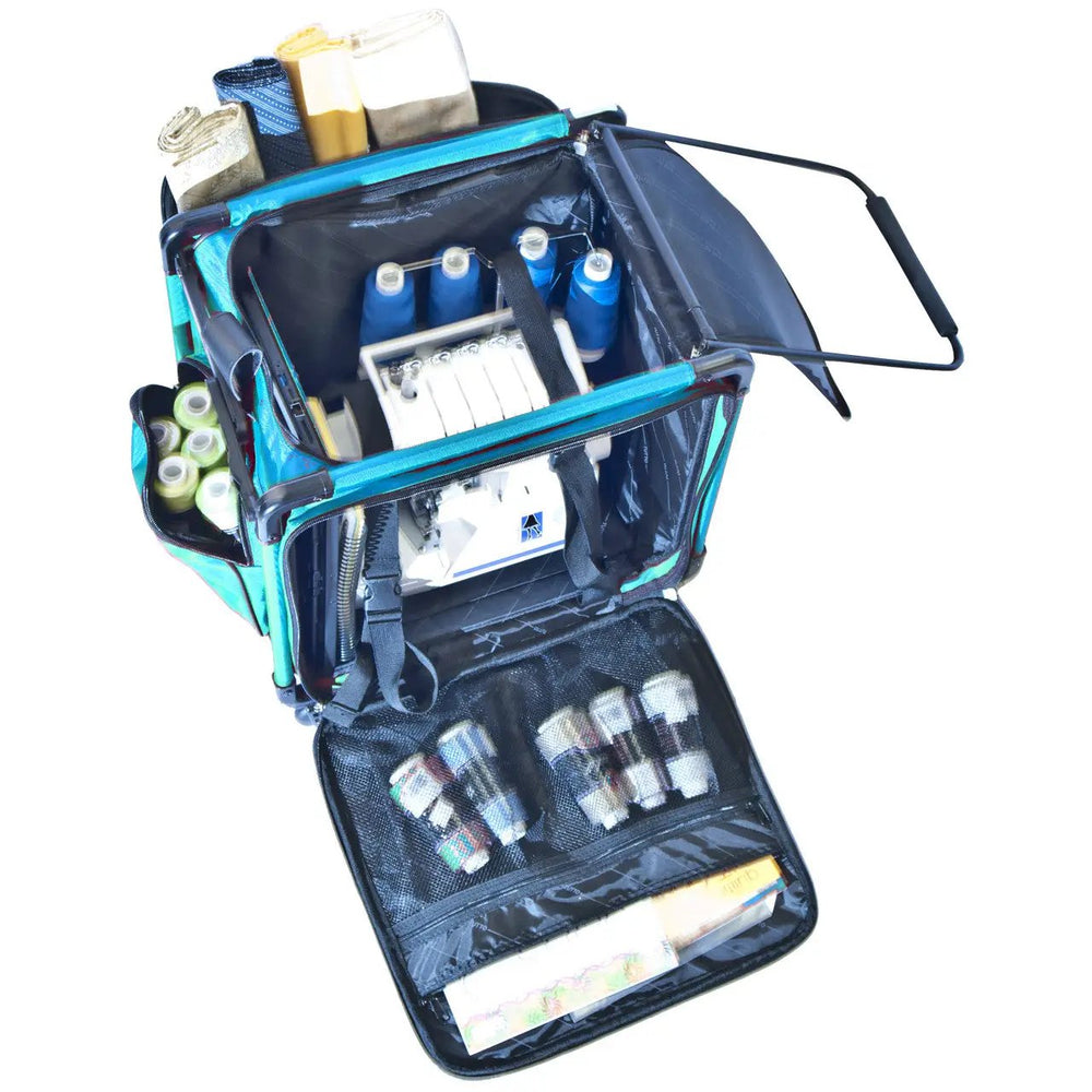 TUTTO 17 IN SERGER ON WHEELS LUGGAGE TURQUOISE (9217TSG)