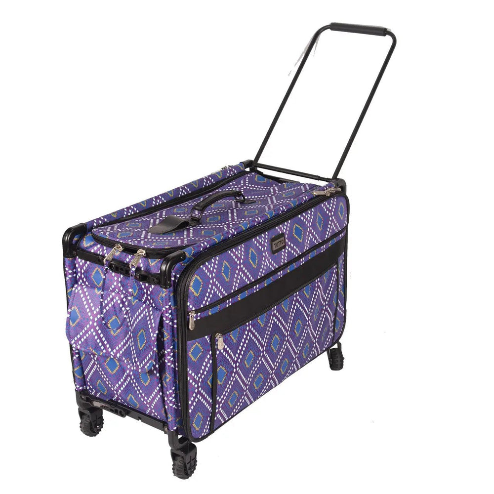 Tutto 28in XXL Purple Modern Monster Bag on Wheels