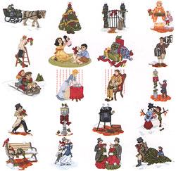 Dakota Collectibles embroidery designs - Vintage Christmas - Sewingmachinesplus.com