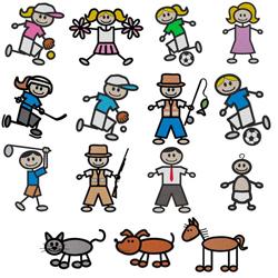 Dakota Collectibles Stick Figures (970546)