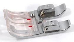 9mm zigzag presser feet by Pfaff, snap-on metal feet (2-pack)