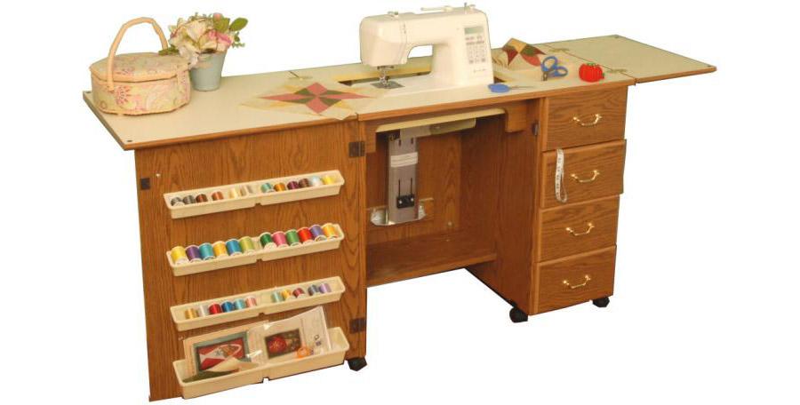 Arrow Marilyn 98300 Sewing Cabinet - oak finish